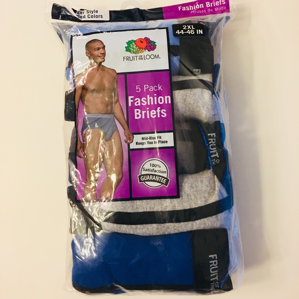 Fruit of the Loom White 2XL 44-46” Men’s Boxers